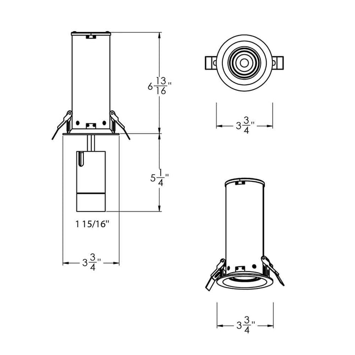 Aperture - LED 3" Multi-Wattage Recessed Spotlight