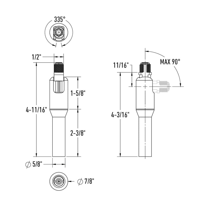 PowerStem Sloped Adaptor