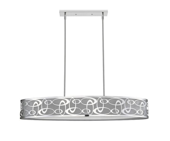 Opal - 8 Light Linear Chandelier