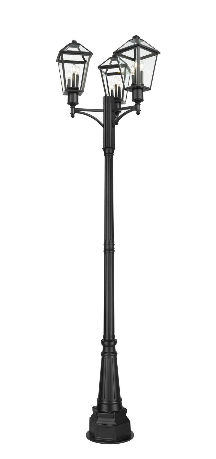 Talbot - 9 Light Outdoor Post Light (579PHBR-3-564P)