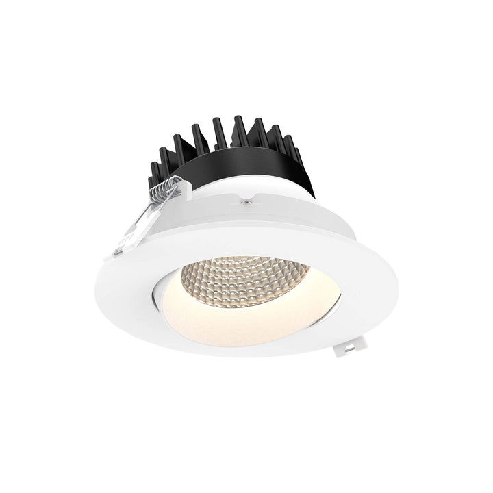 Revolve - LED Round Dim-To-Warm Regressed Gimbal Downlight
