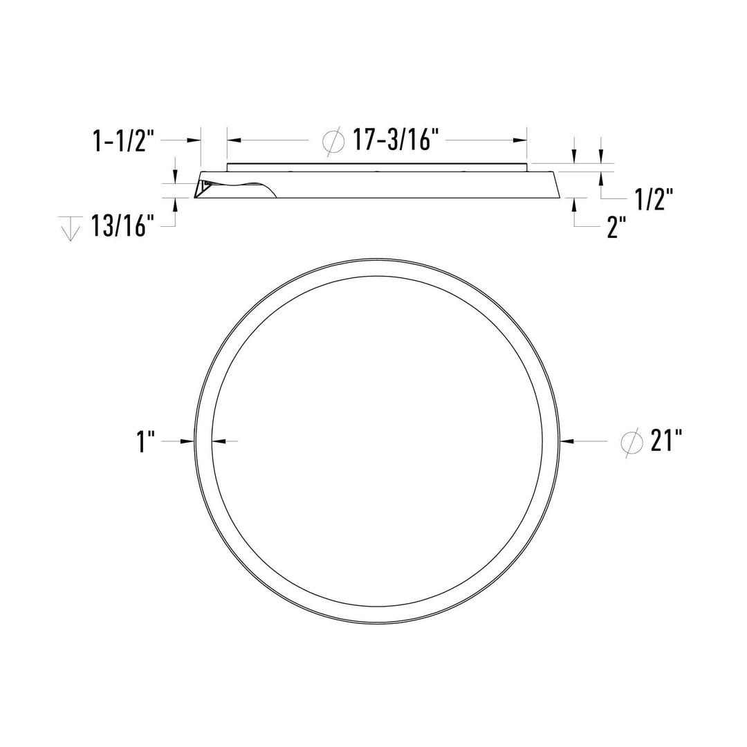 Aurora - LED Dual-Light Flush Mount