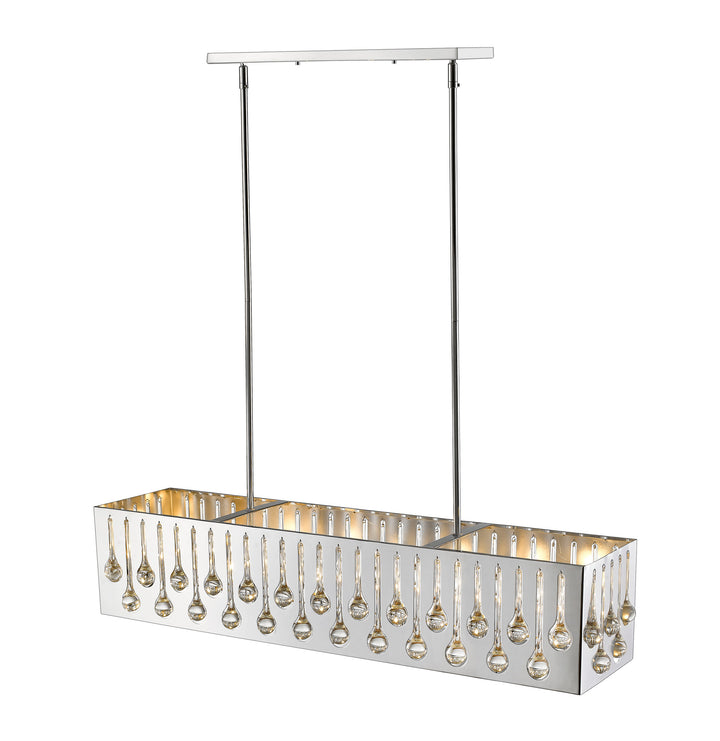 Oberon - 7 Light Linear Chandelier