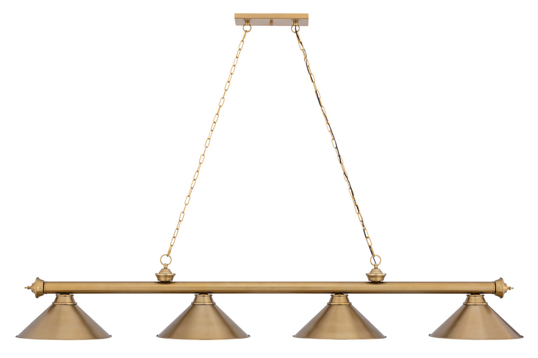 Cordon - 4 Light Billiard Light (2306-4HBR-HBR15)