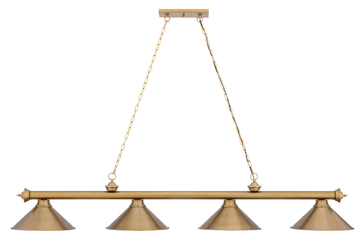 Cordon - 4 Light Billiard Light (2306-4HBR-HBR15)