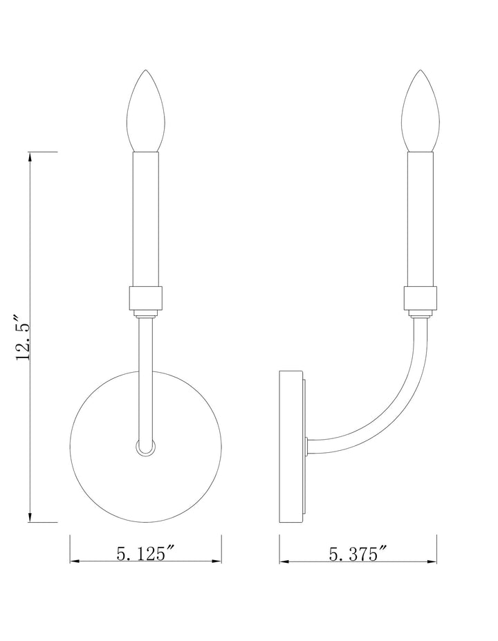 Haylie - 1 Light Wall Sconce