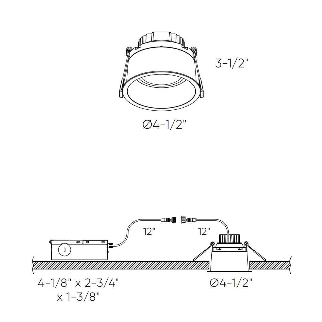 Facet - LED Regressed Gimbal Downlight