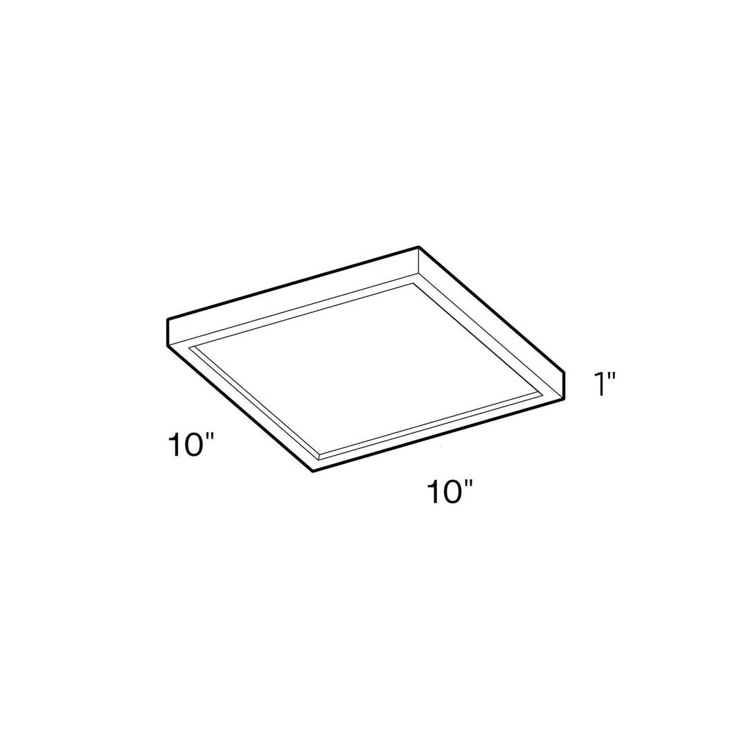 Delta - LED Square Flush Mount