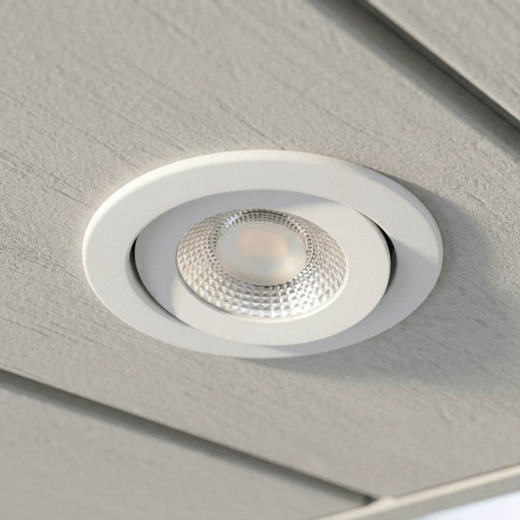 Pivot - LED 4" Flat Round Gimbal Recessed