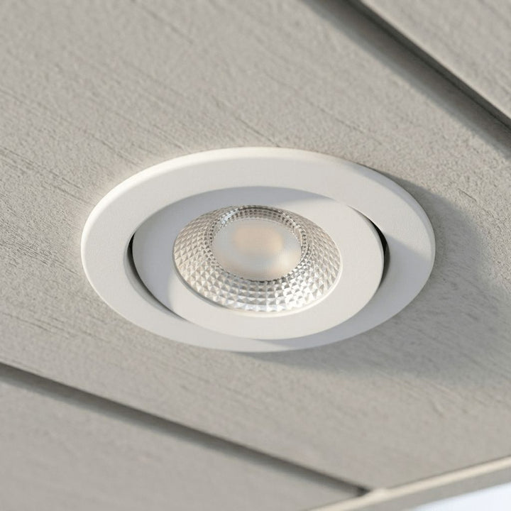 Pivot - LED 4" Flat Round Gimbal Recessed