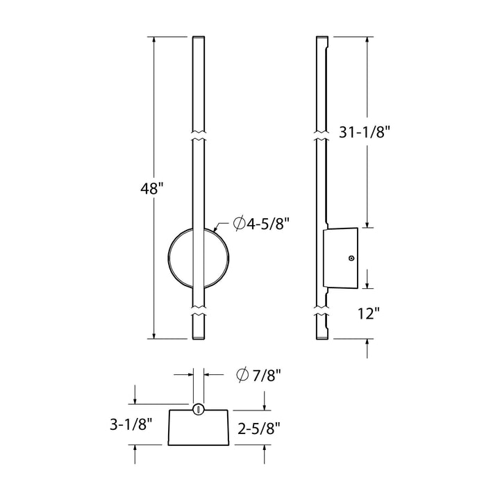 Midnight - LED Linear Wall Sconce