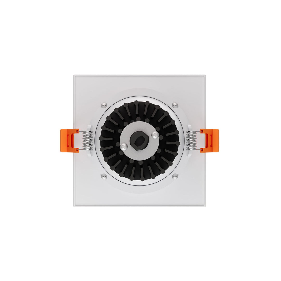 Revolve - LED Square Regressed Gimbal Downlight