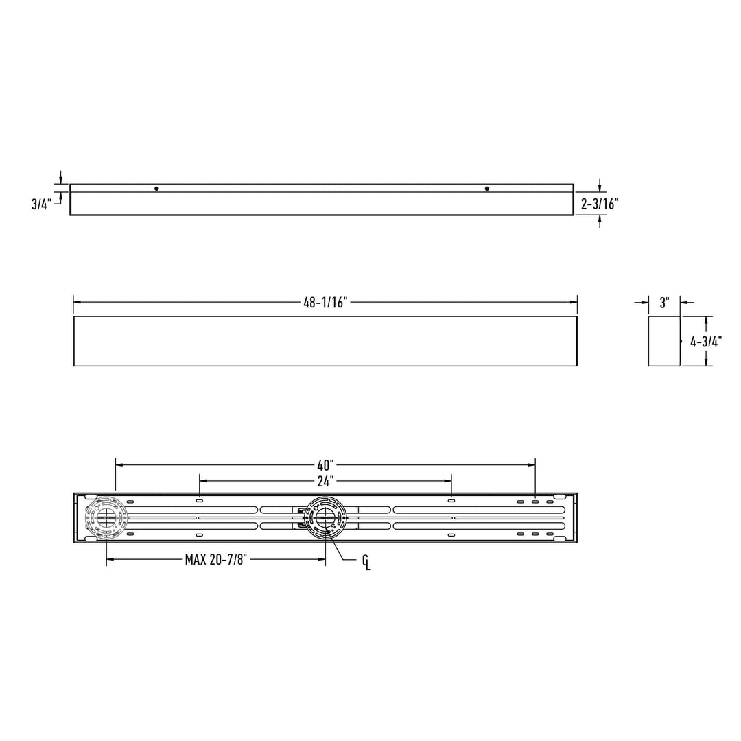 Boulevard - LED 48" Linear Wall Sconce