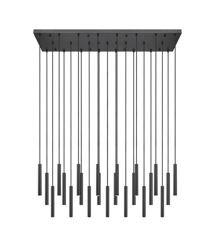 Forest - LED 23 Light Linear Chandelier (919MP12-23L-MB)