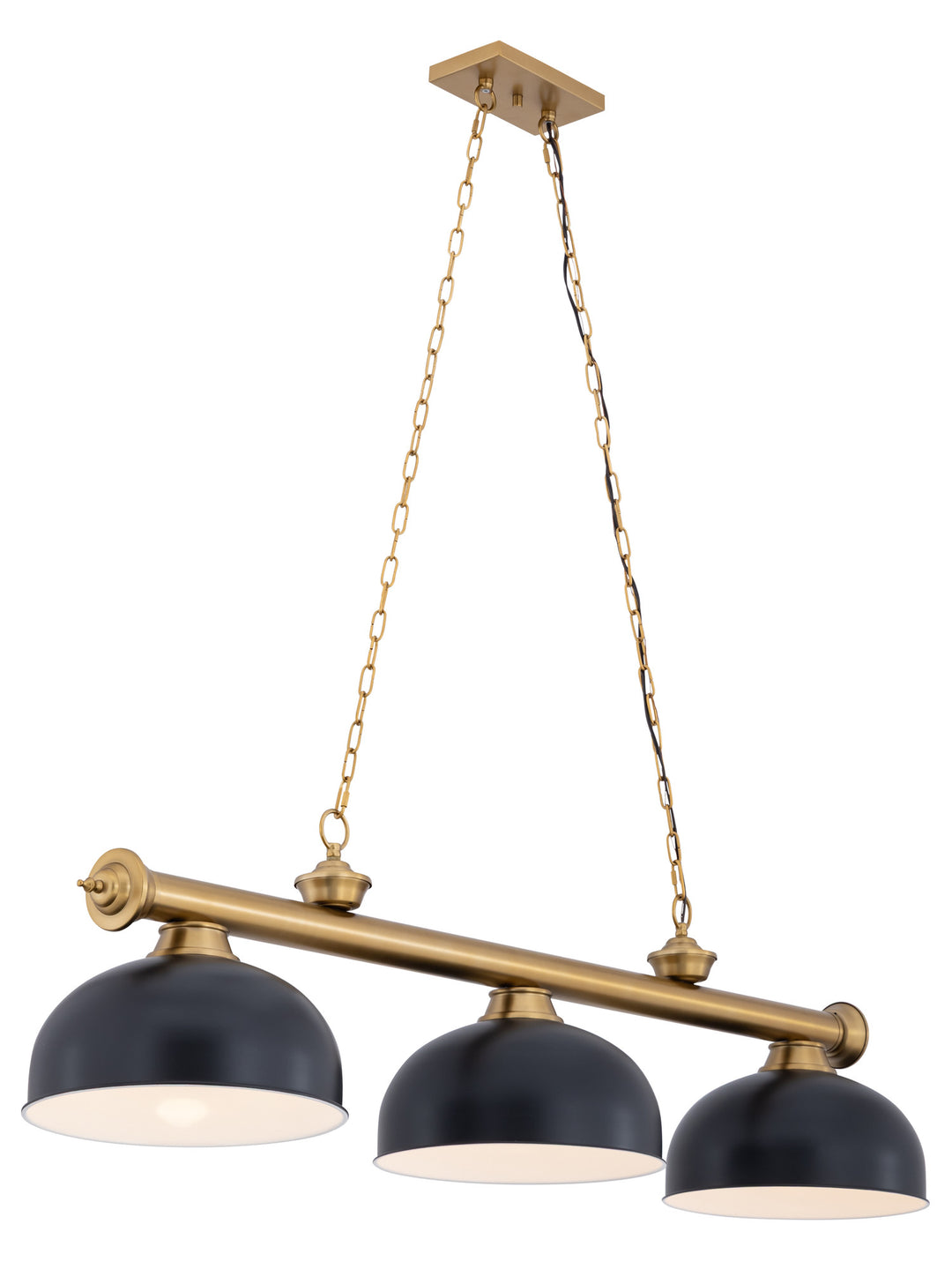 Cordon - 3 Light Billiard Light (2306-3HBR-D13MB)