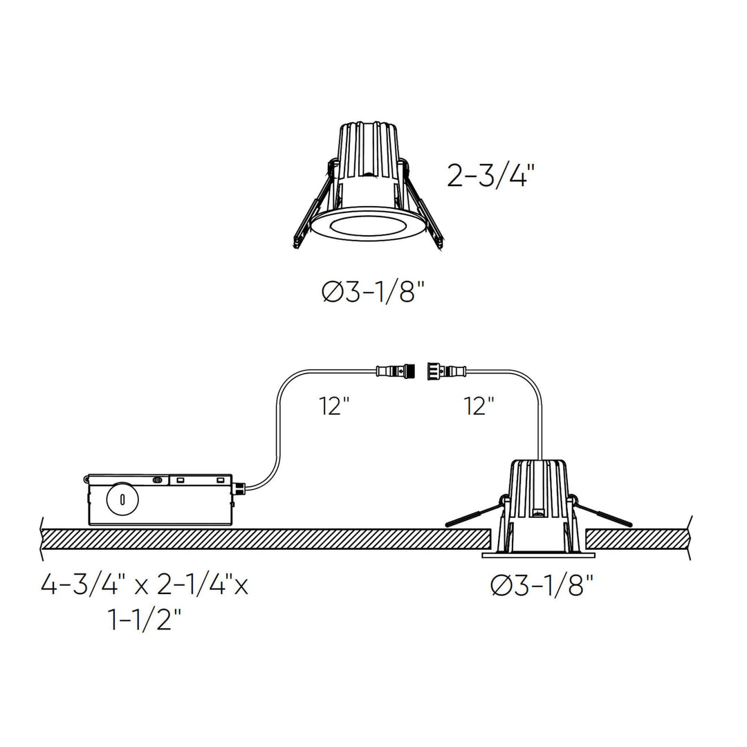 RGR - LED Round Regressed Downlight