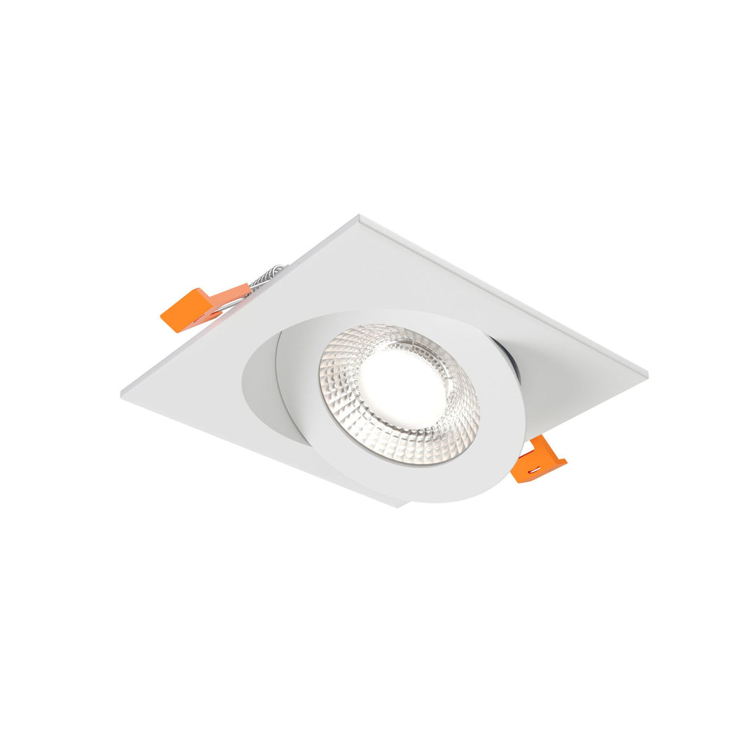 Pivot - LED 4" Flat Square Gimbal Recessed