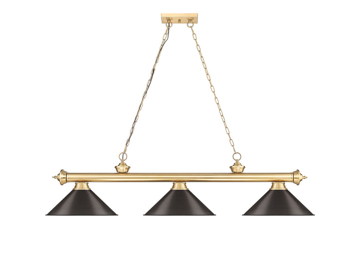 Cordon - 3 Light Billiard Light (2306-3HBR-BRZ15)