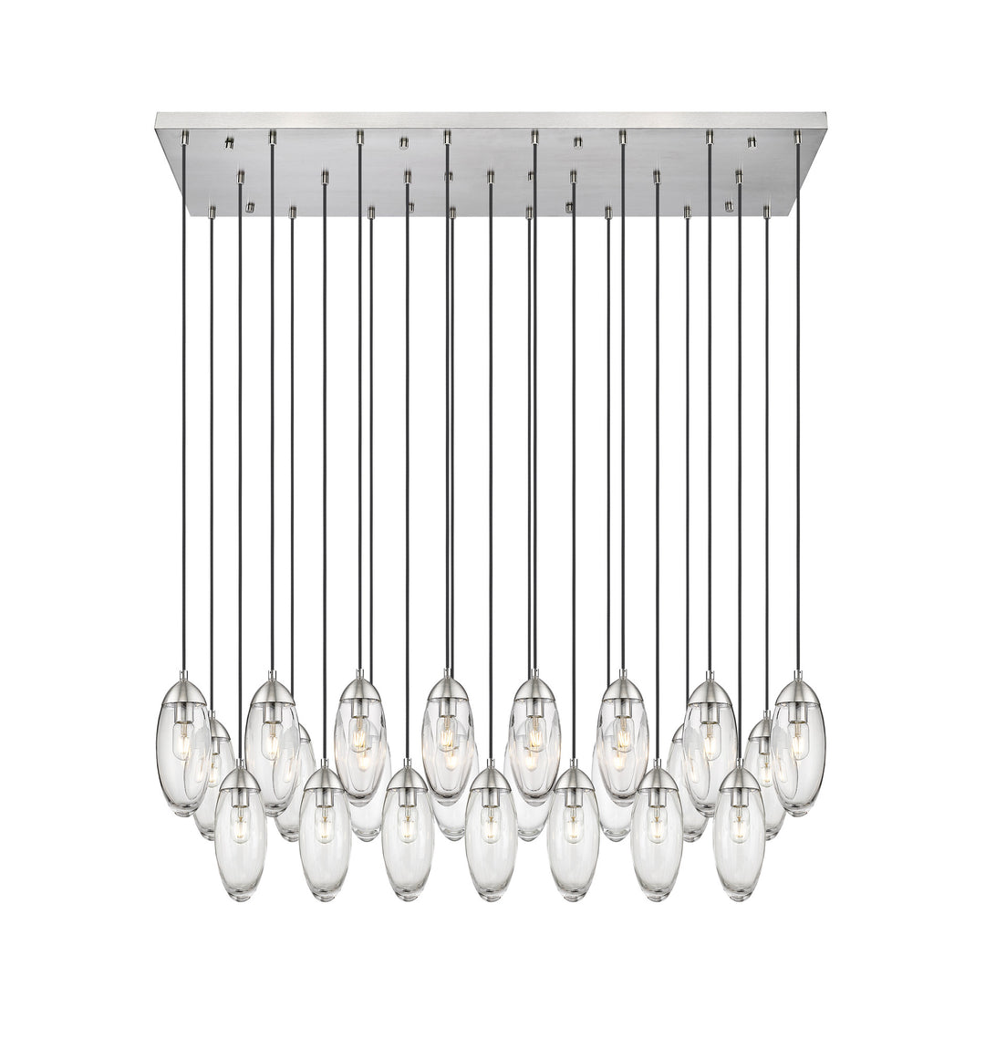 Arden - Linear Chandelier in Brushed Nickel by Z-Lite