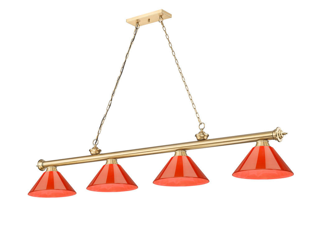 Cordon - 4 Light Billiard Light (2306-4HBR)