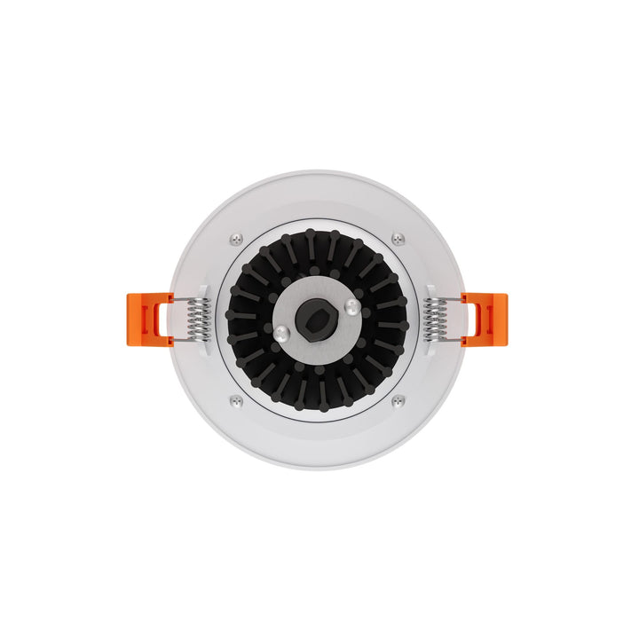 Revolve - LED 3.5" Round Regressed Gimbal Downlight (5CCT + Dim-to-Warm)