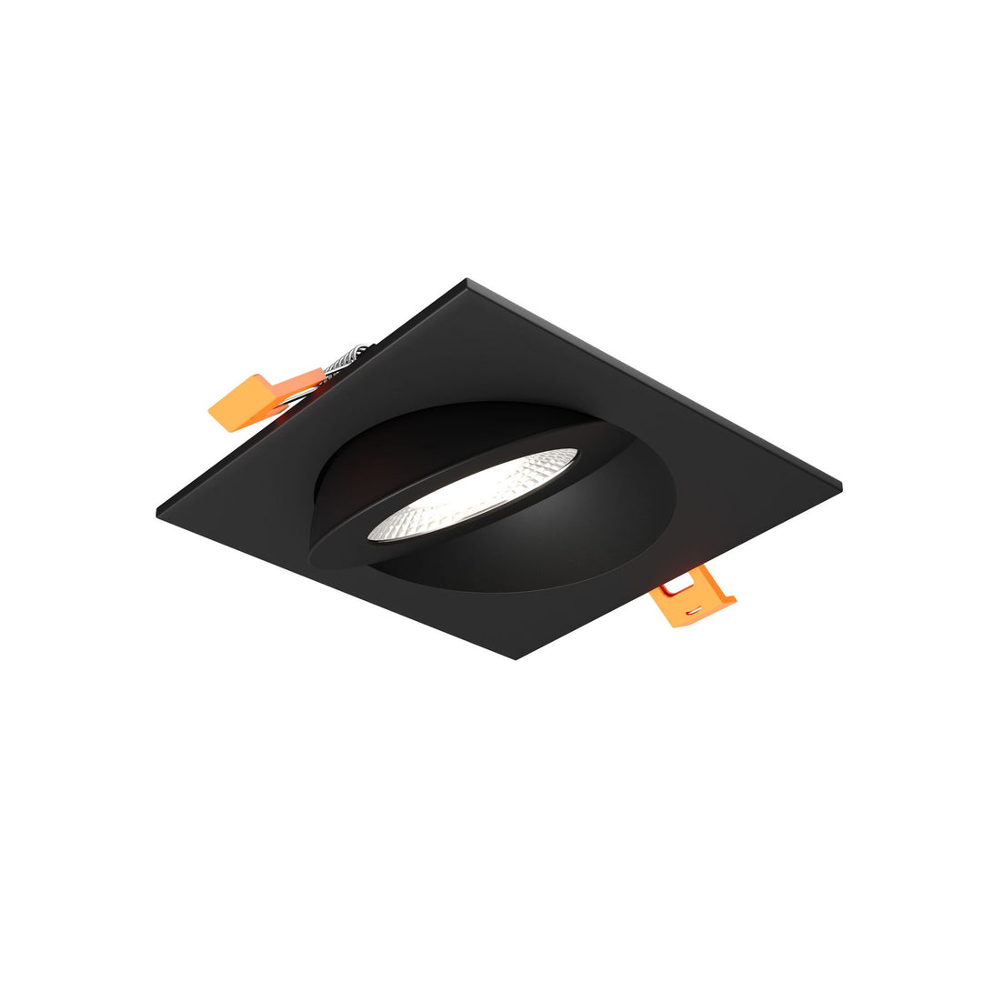 Pivot - LED 4" Flat Square Gimbal Recessed
