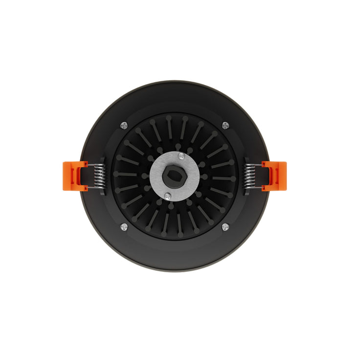 Revolve - LED 4" Round Regressed Gimbal Downlight (5CCT + Dim-to-Warm)