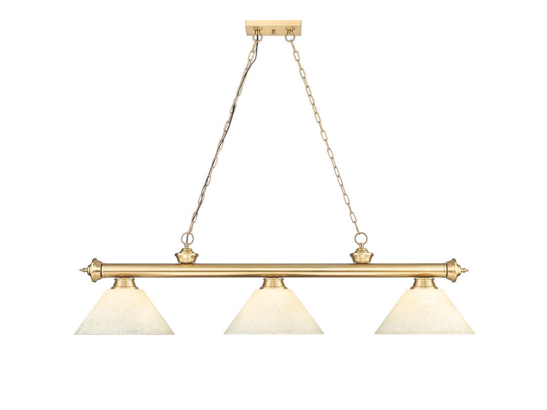 Cordon - 3 Light Billiard Light (2306-3HBR-AGM14)
