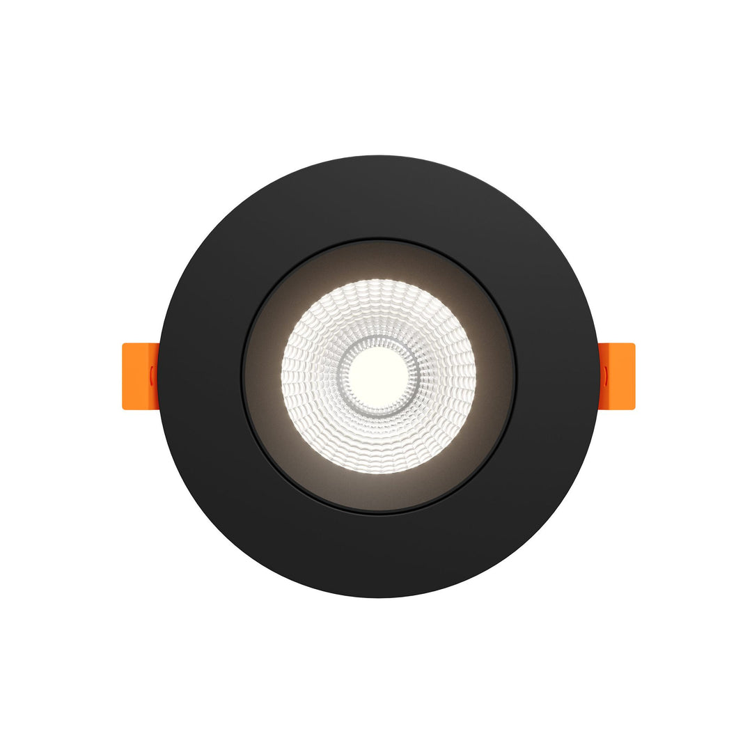 Revolve - LED 4" Round Regressed Gimbal Downlight (5CCT + Dim-to-Warm)