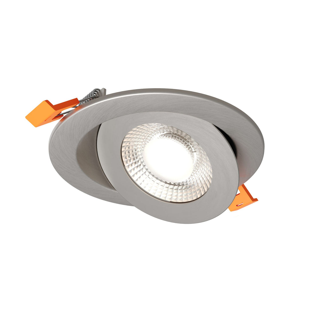 Pivot - LED 4" Flat Round Gimbal Recessed (5CCT + Dim-to-Warm)