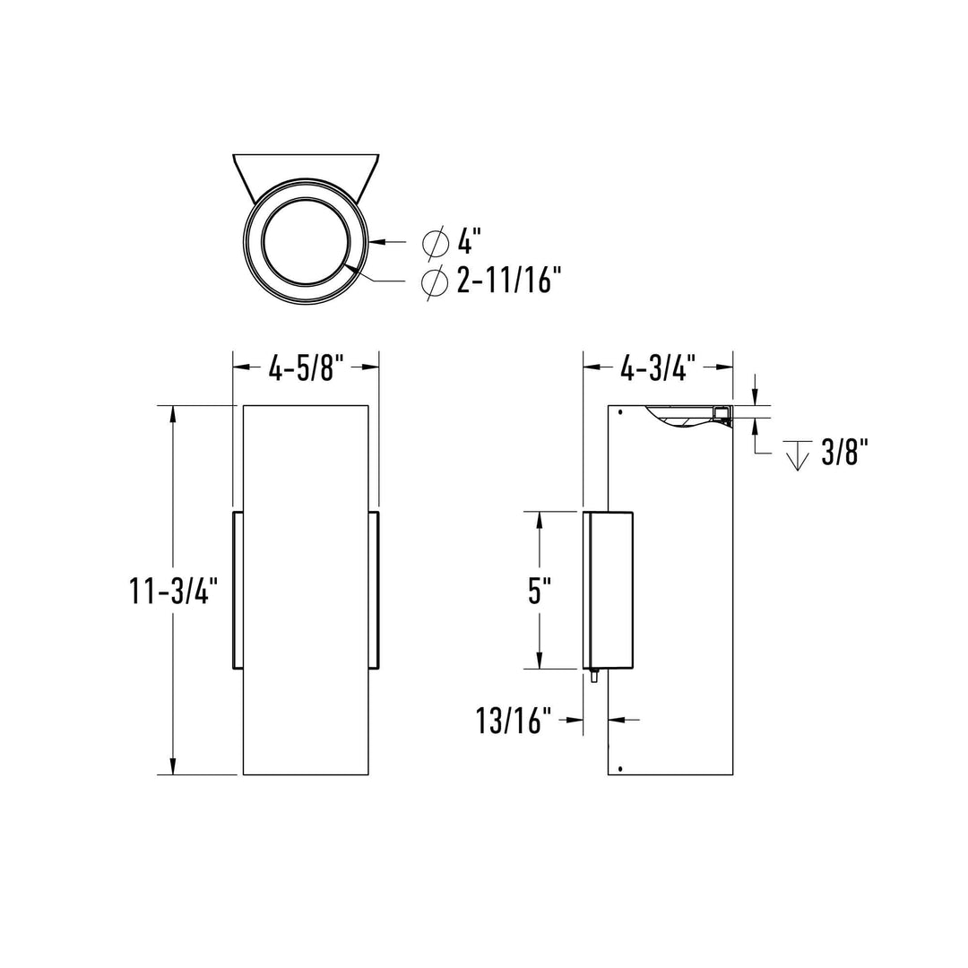 Aden - LED 12" Cylinder Wall Sconce