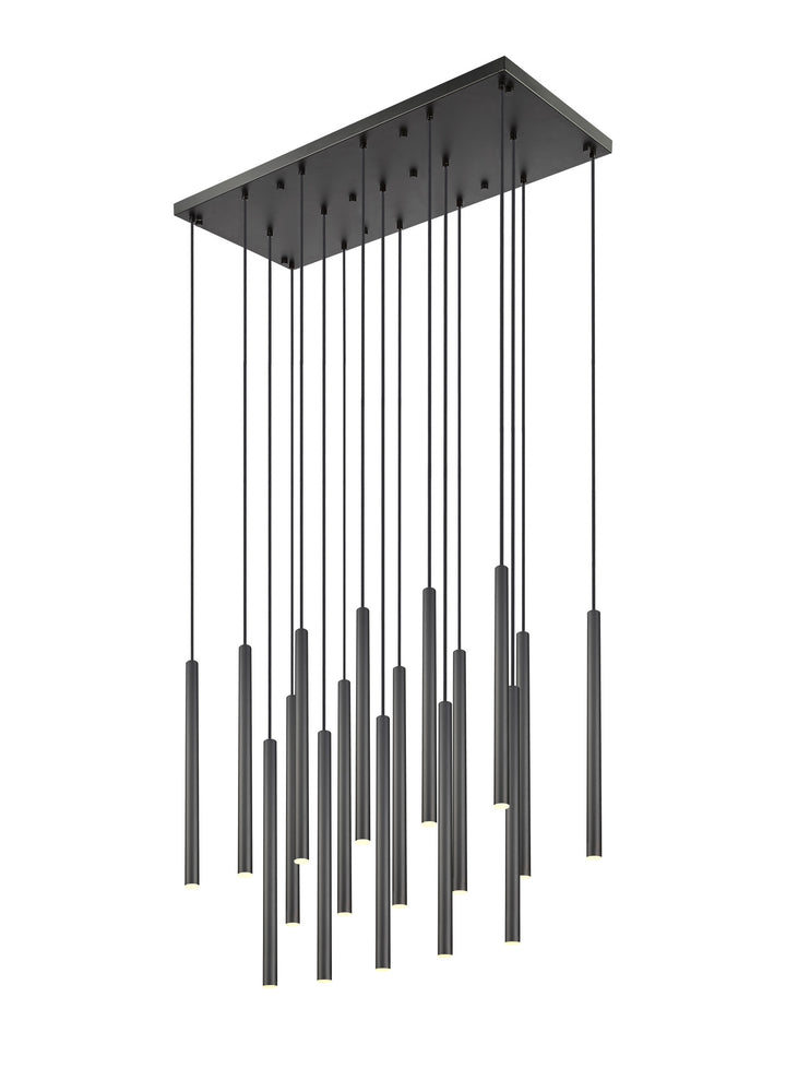 Forest - LED 17 Light Linear Chandelier (919MP24-17L-MB)