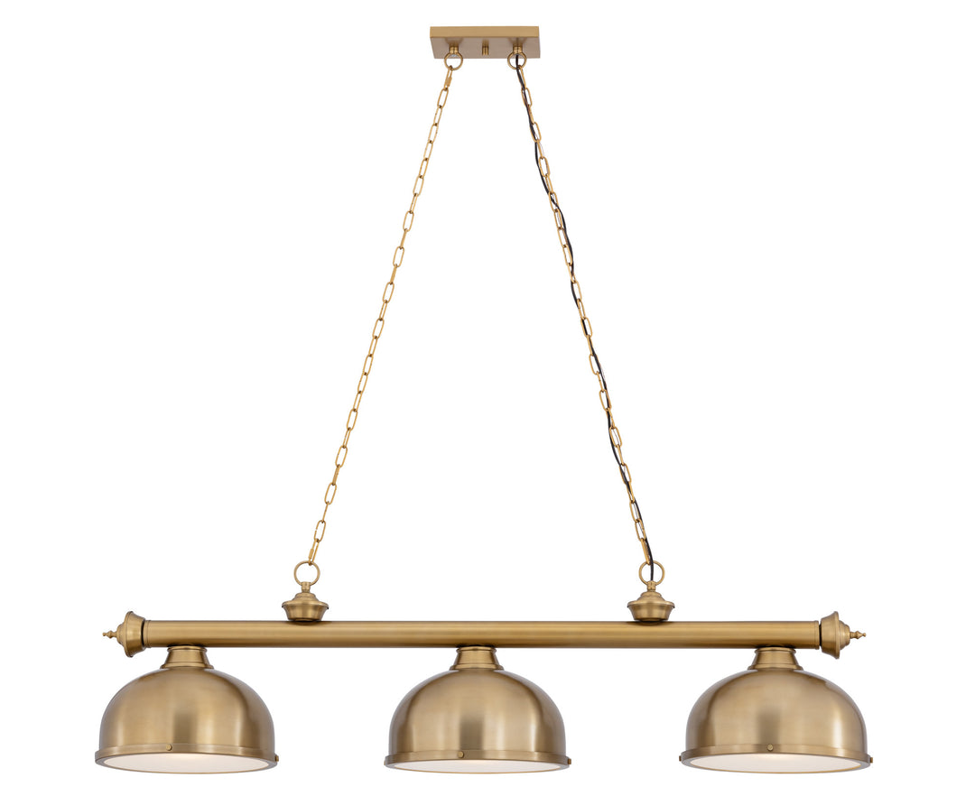 Cordon - 3 Light Billiard Light (2306-3HBR-D12HBR)