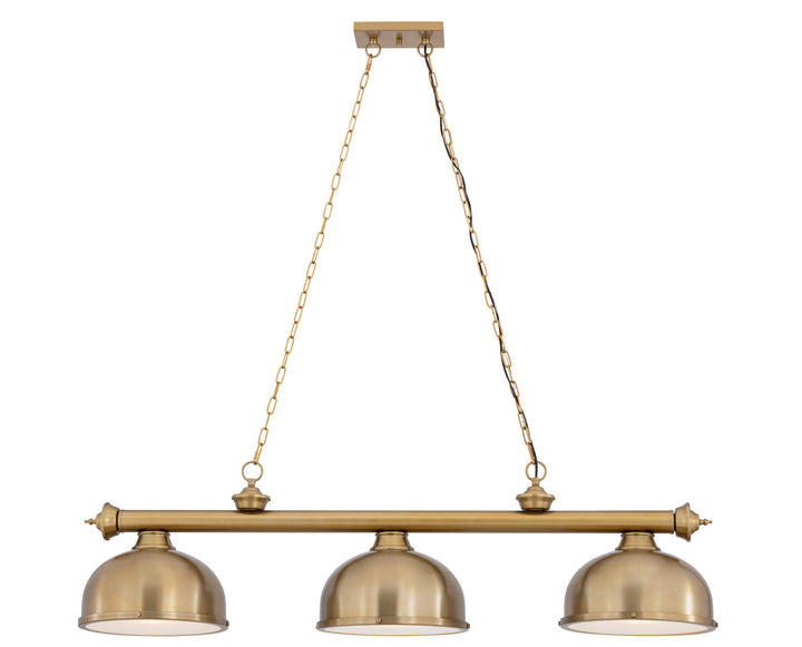 Cordon - 3 Light Billiard Light (2306-3HBR-D12HBR)