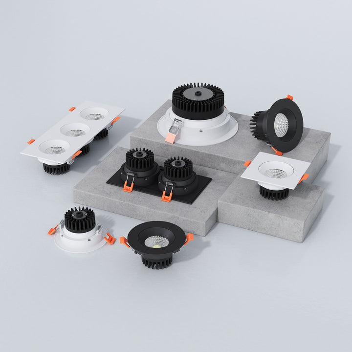 Revolve - LED 3.5" Duo Regressed Gimbal Downlight