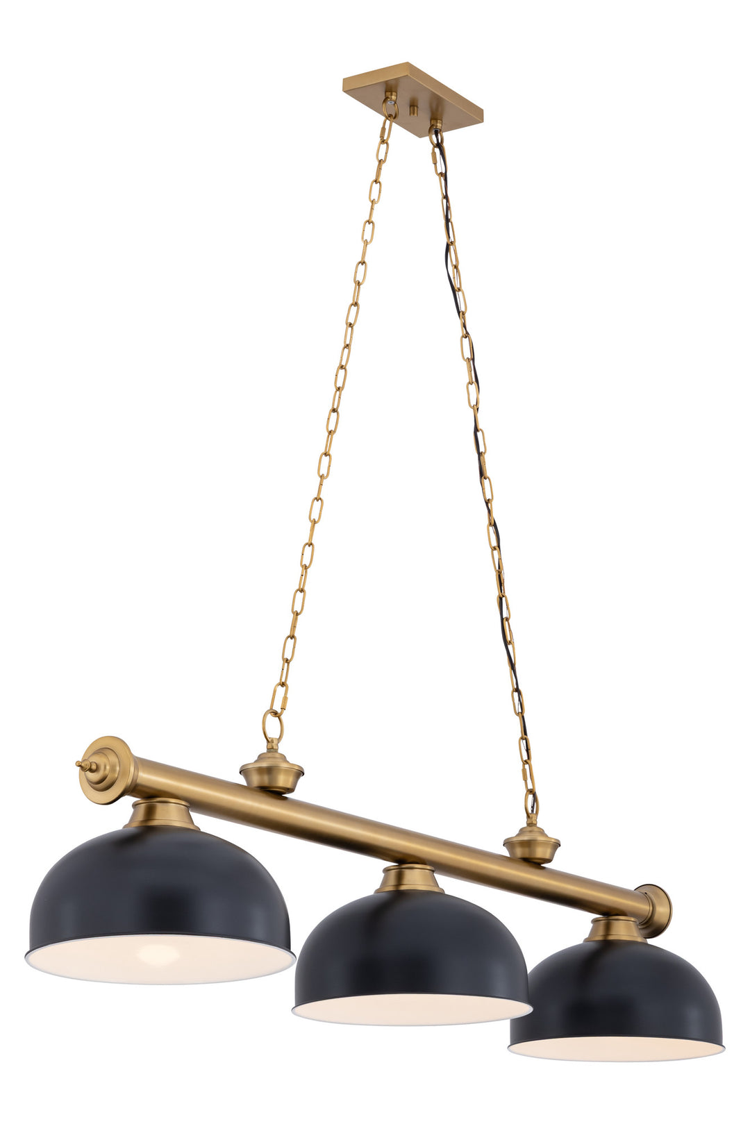 Cordon - 3 Light Billiard Light (2306-3HBR-D13MB)