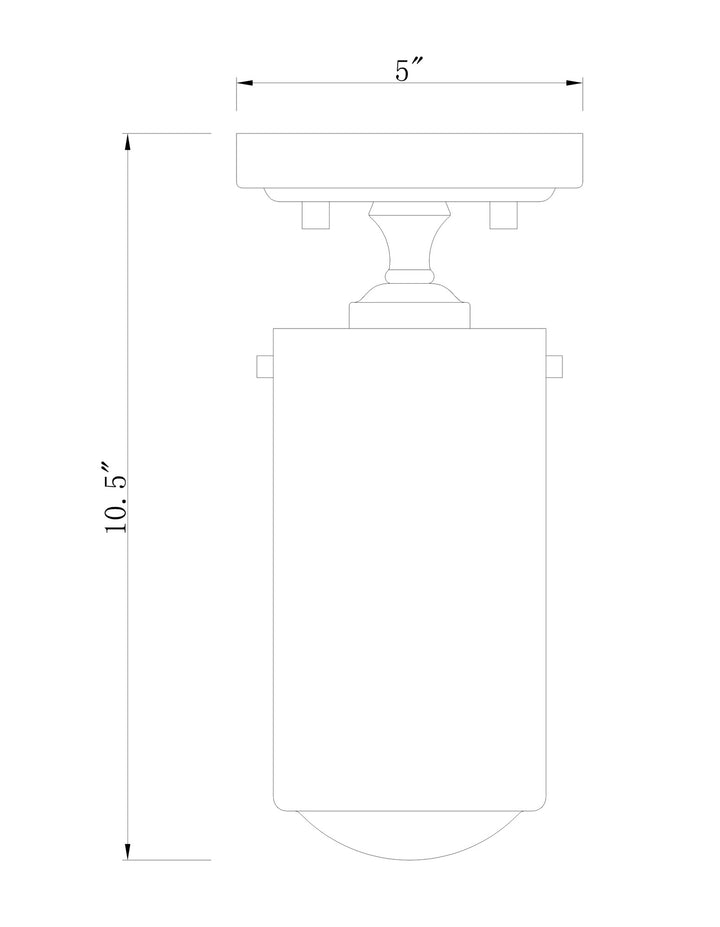Delaney - 1 Light Flush Mount