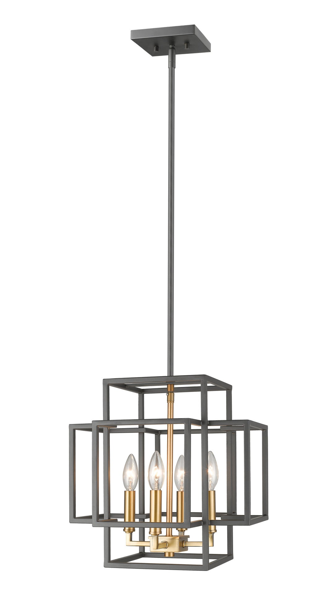 Titania - Pendant in Bronze + Olde Brass by Z-Lite