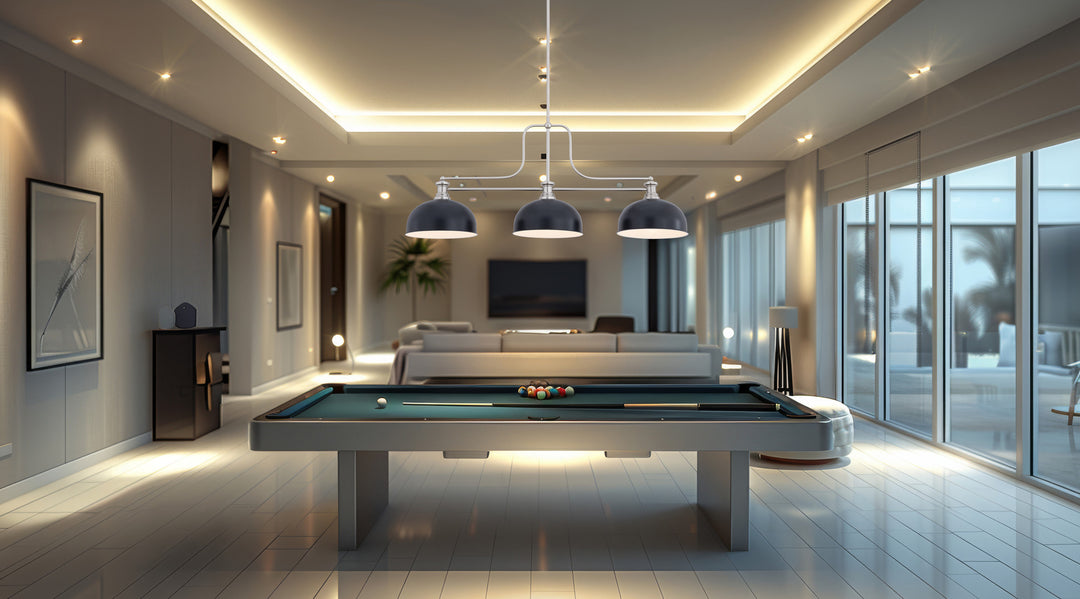 Melange - 3 Light Billiard Light (725-3BN-D13MB)