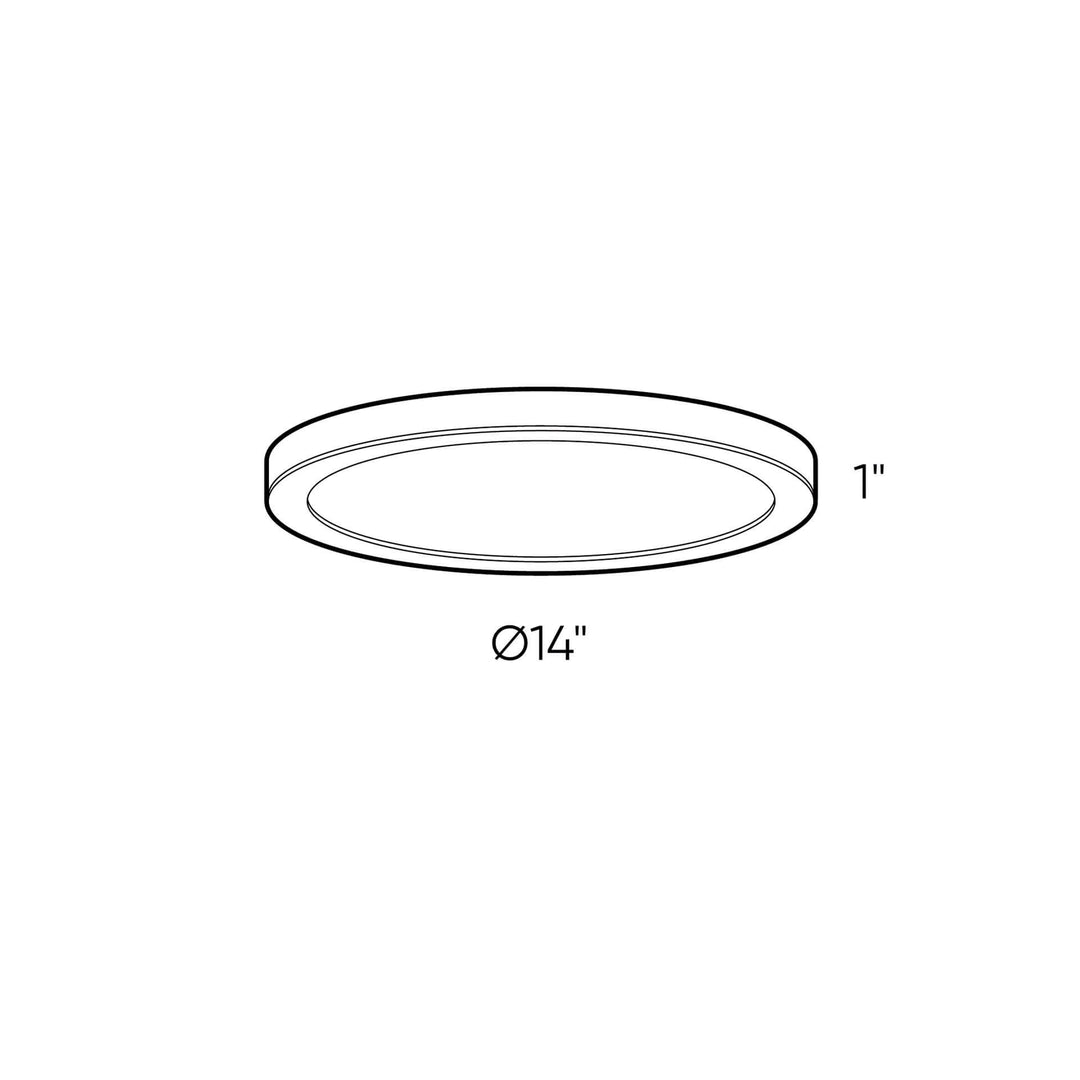 Delta - LED Round Flush Mount