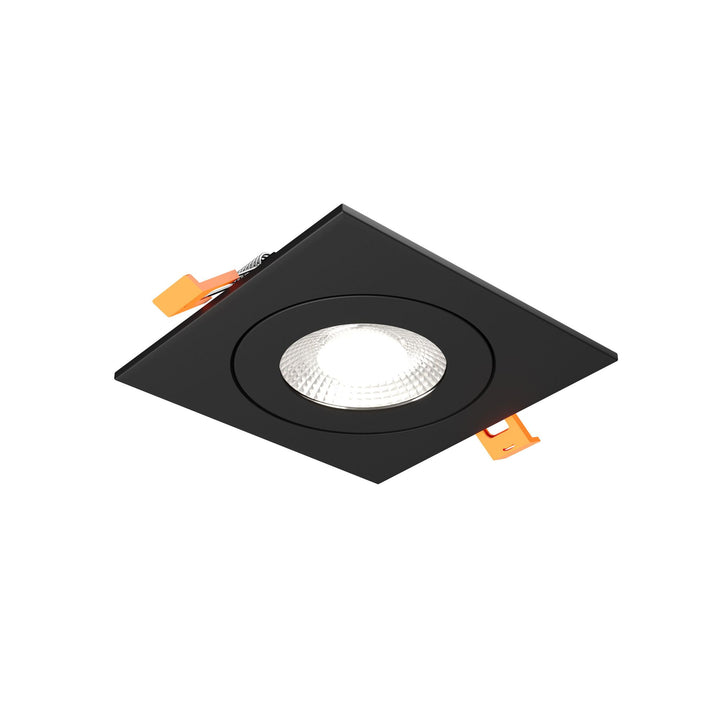 Pivot - LED 4" Flat Square Gimbal Recessed