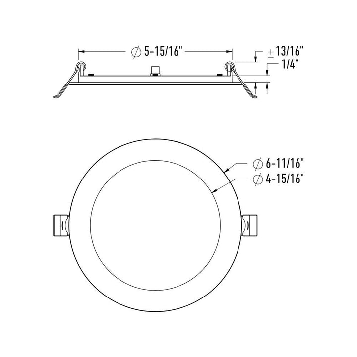 Reach - 6" Round LED Panel