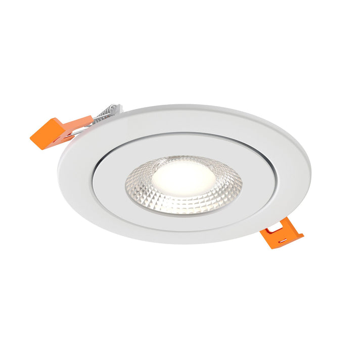 Pivot - LED 4" Flat Round Gimbal Recessed
