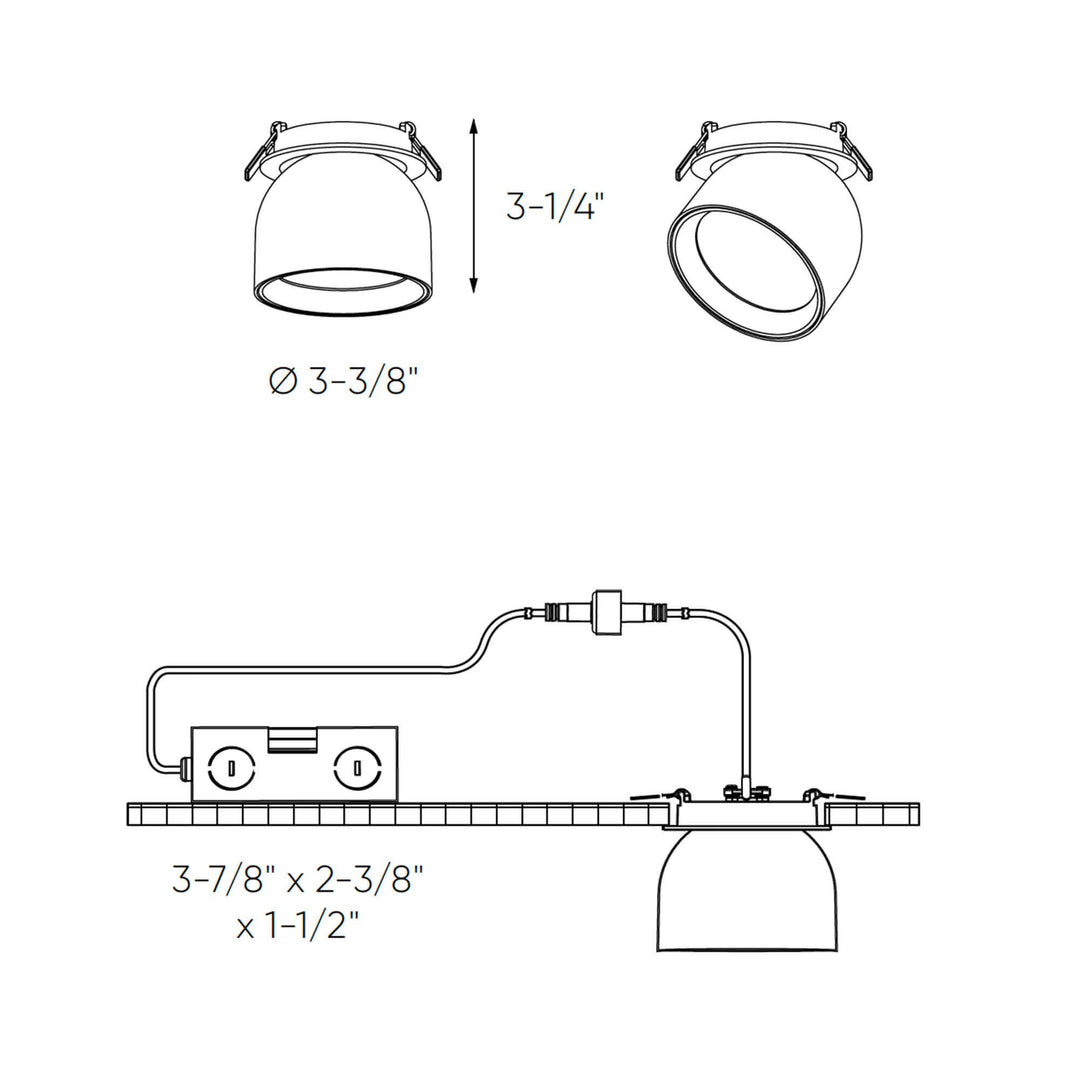 Horus - LED 3" Gimbal Downlight