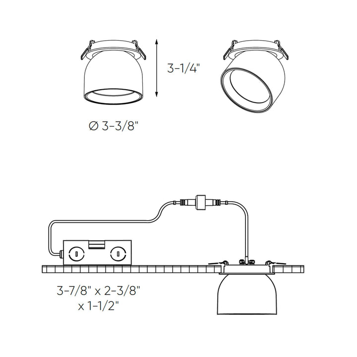 Horus - LED 3" Gimbal Downlight