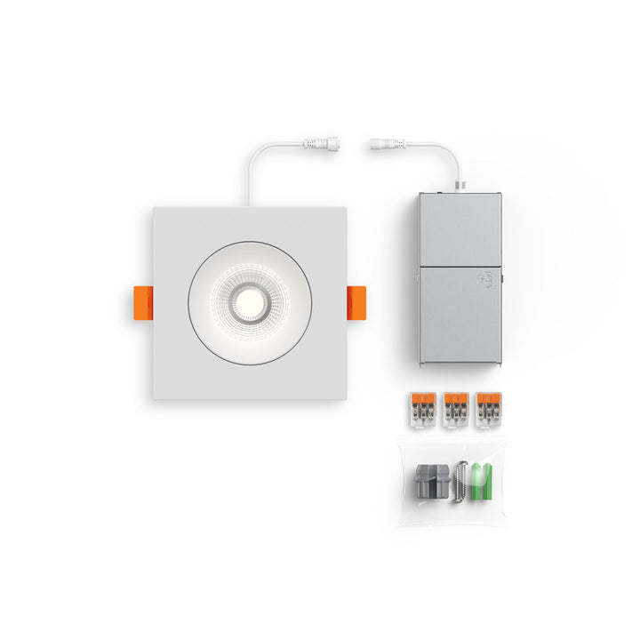 Revolve - LED Square Regressed Gimbal Downlight