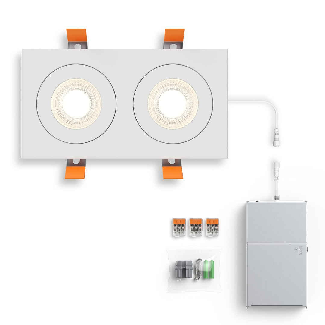 Pivot - LED Double Flat Gimbal Recessed