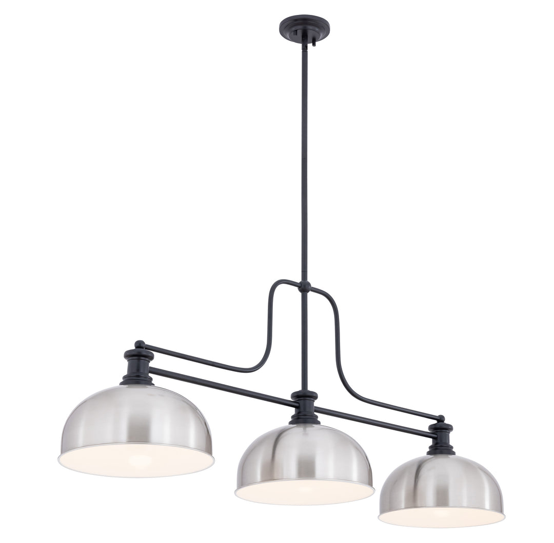 Melange - 3 Light Billiard Light (725-3MB-D13BN)