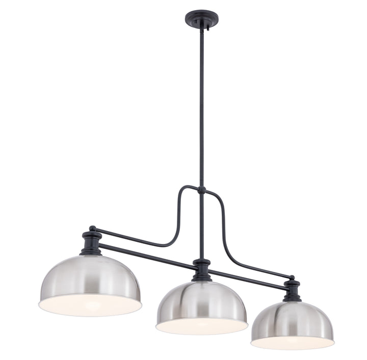 Melange - 3 Light Billiard Light (725-3MB-D13BN)