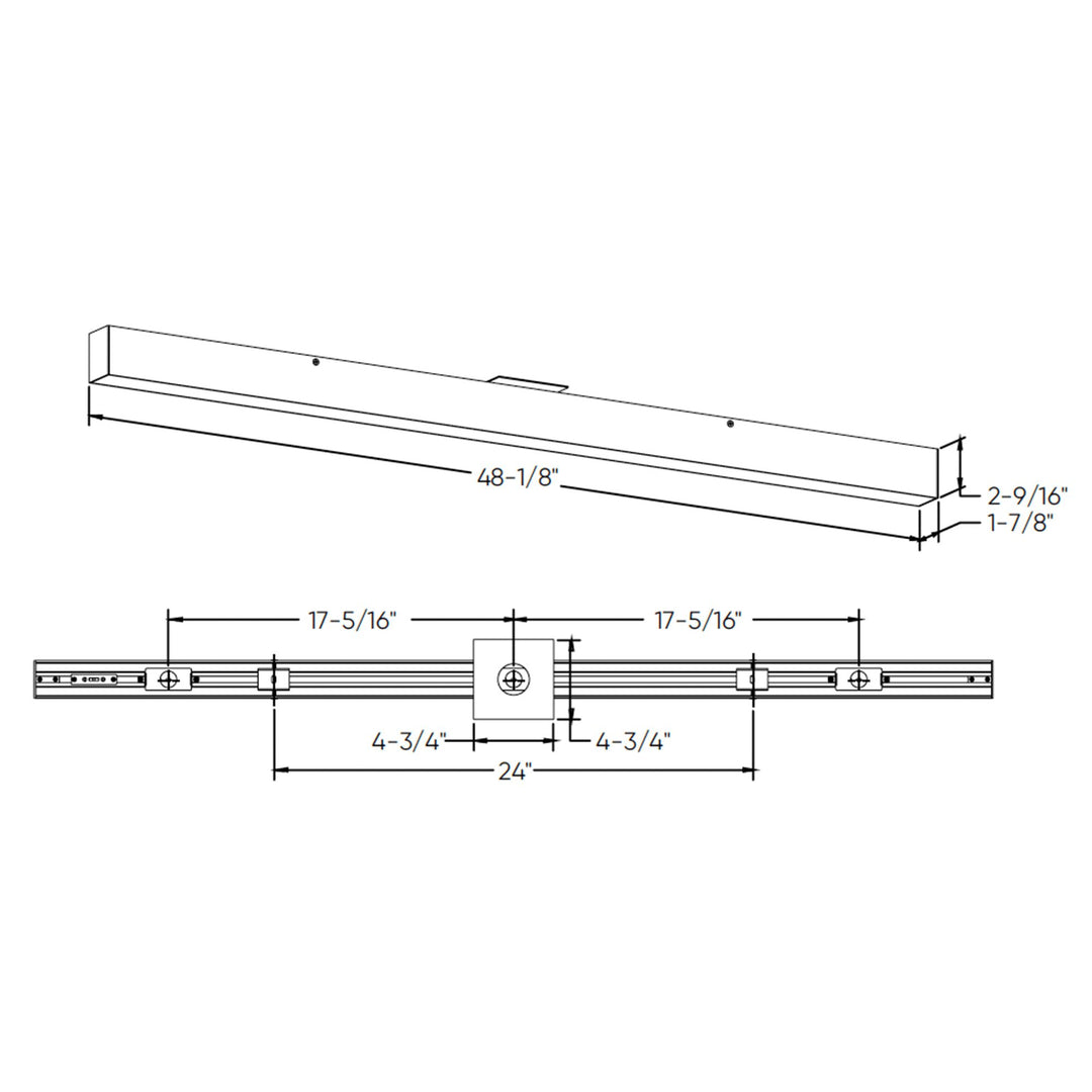 Boulevard - LED 48" Linear Flush Mount